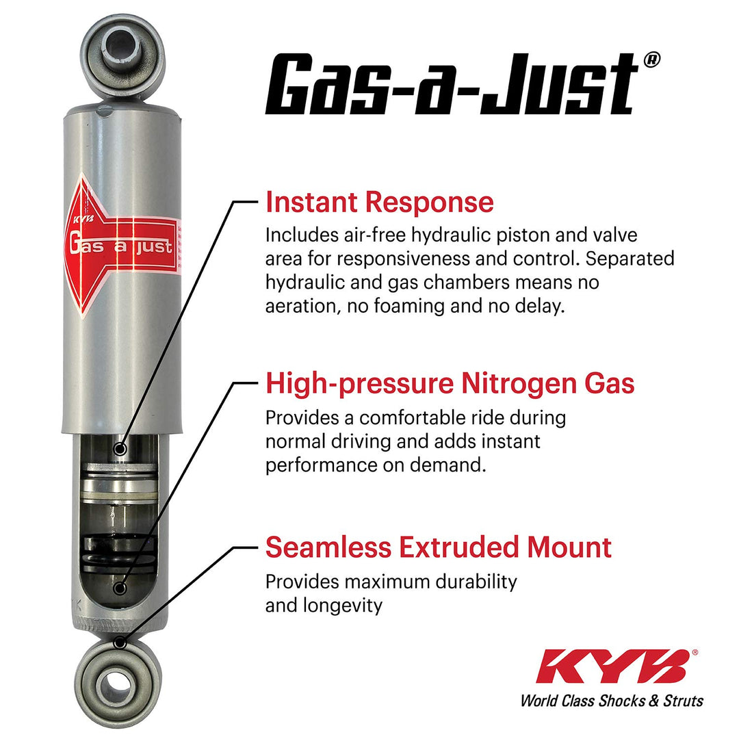 KYB Gas-a-Just Rear Shock PAIR – Crown Vic (Dirt Oval Performance)