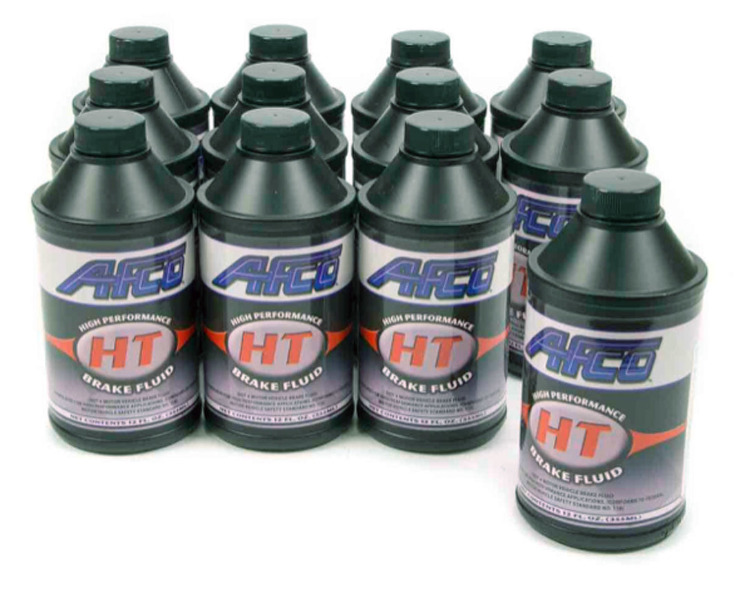 AFCO RACING PRODUCTS Brake Fluid HT 12oz (12) (AFC6691902)