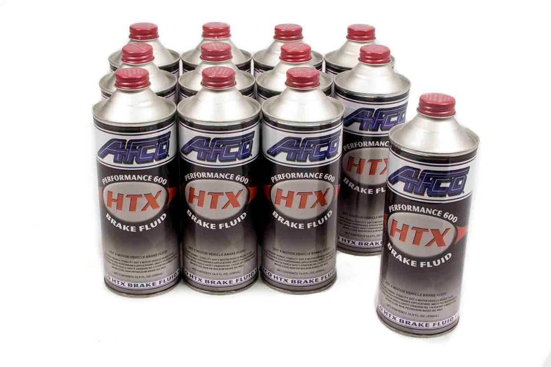 AFCO RACING PRODUCTS Brake Fluid HTX 16.9oz (12) (AFC6691904)