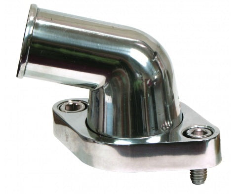 AFCO RACING PRODUCTS Water Neck Swivel 15 Deg Polished Alum (AFC80312-15)