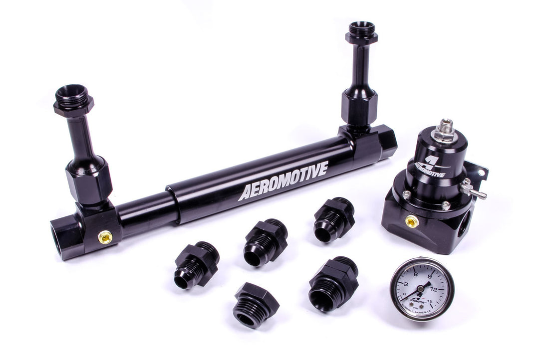AEROMOTIVE Adjustable Fuel Log w/ 13212 2-Port Regulator (AFS17248)