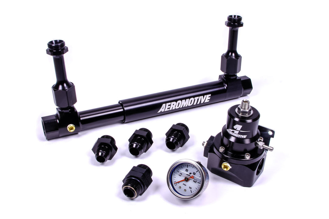 AEROMOTIVE Adjustable Fuel Log w/ 13214 2-Port Regulator (AFS17249)