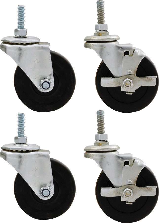 ALLSTAR PERFORMANCE Wheel Kit 3in Standard Duty Locking (ALL10163)