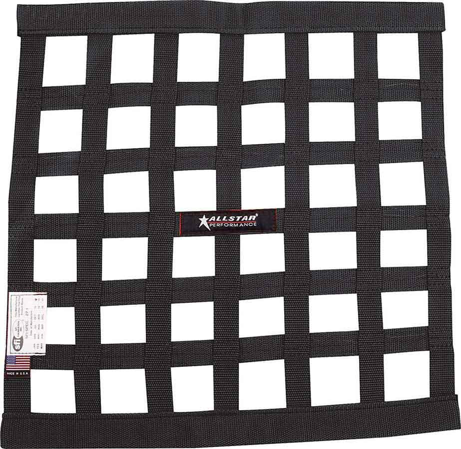 ALLSTAR PERFORMANCE Window Net Border Style 18 x 18 SFI Black (ALL10280)