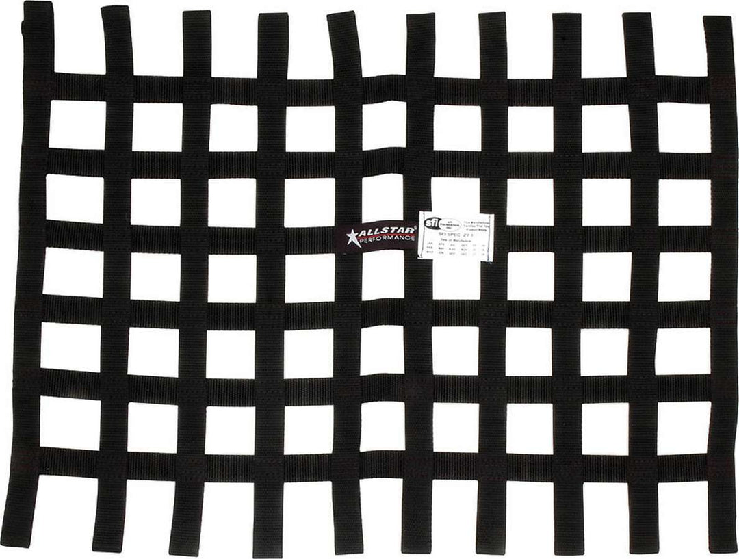 ALLSTAR PERFORMANCE Window Net Loop Style 18 x 24 SFI Black (ALL10295)