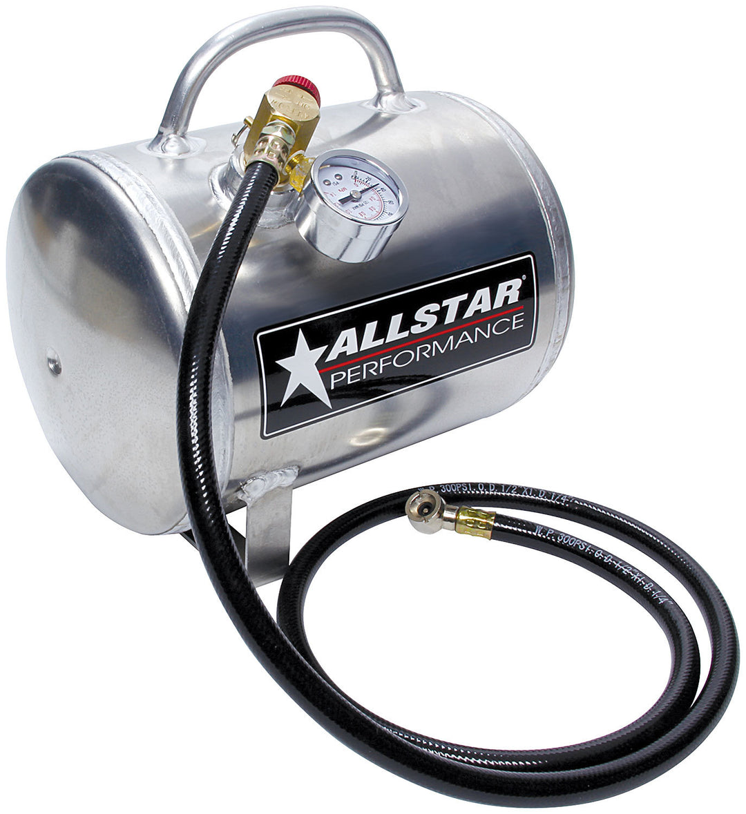 ALLSTAR PERFORMANCE Aluminum Air Tank 7x10 Horizontal 1-1/2 Gallon (ALL10531)