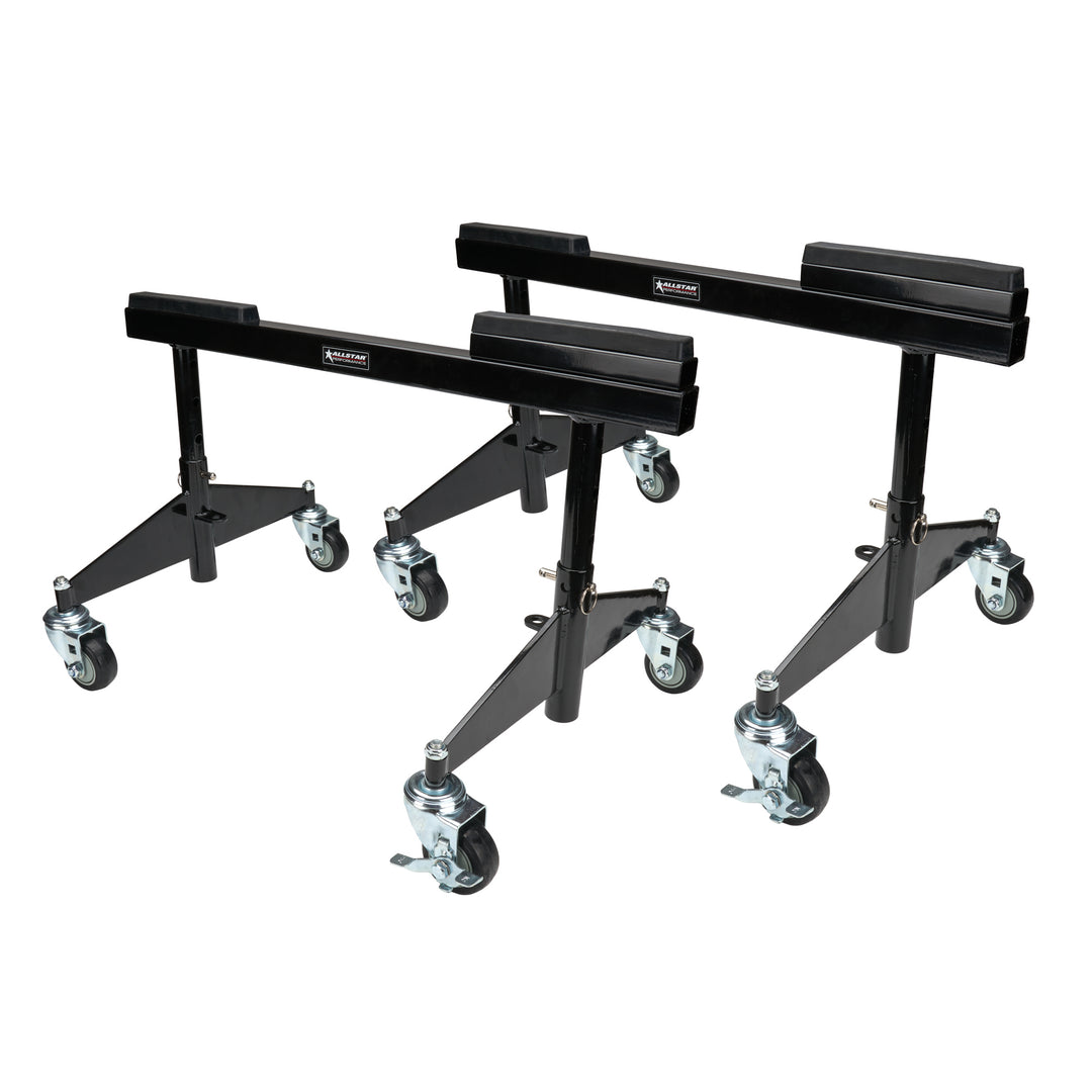 ALLSTAR PERFORMANCE Chassis Dollies Black (ALL10626)
