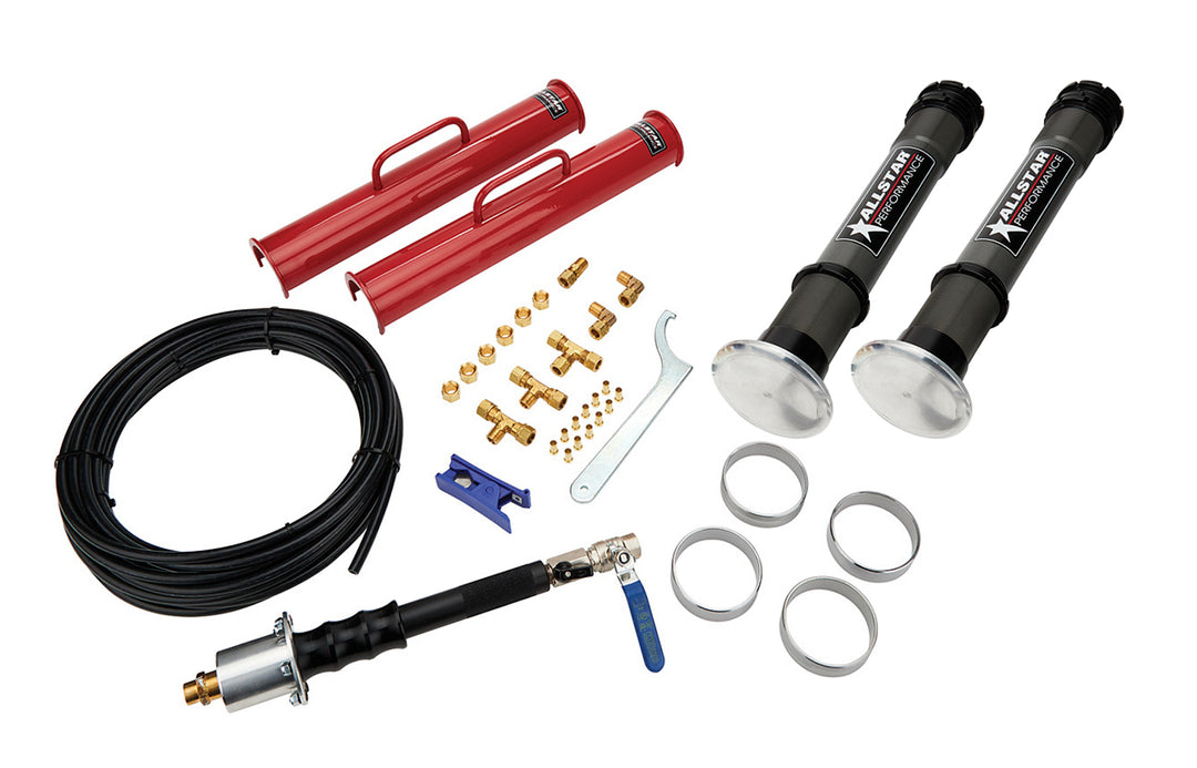 ALLSTAR PERFORMANCE Air Jack Complete Kit 2pcs 15.25in w/Dirt Foot (ALL11303)