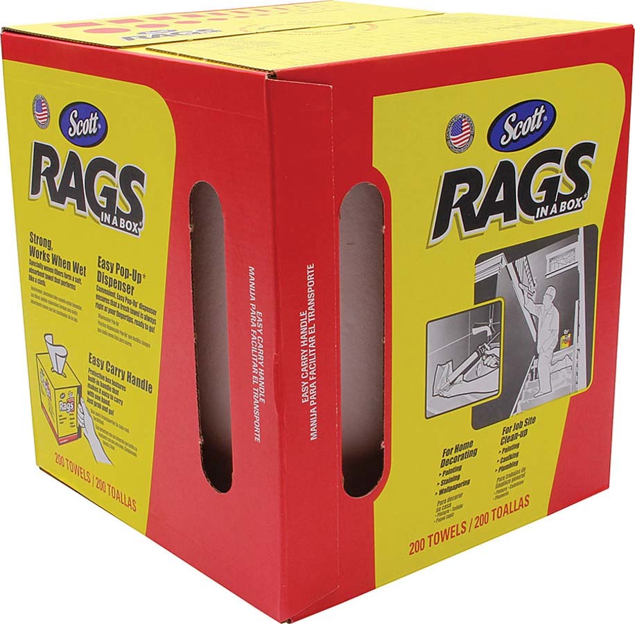 ALLSTAR PERFORMANCE Scott Rags in Box 200ct (ALL12005)