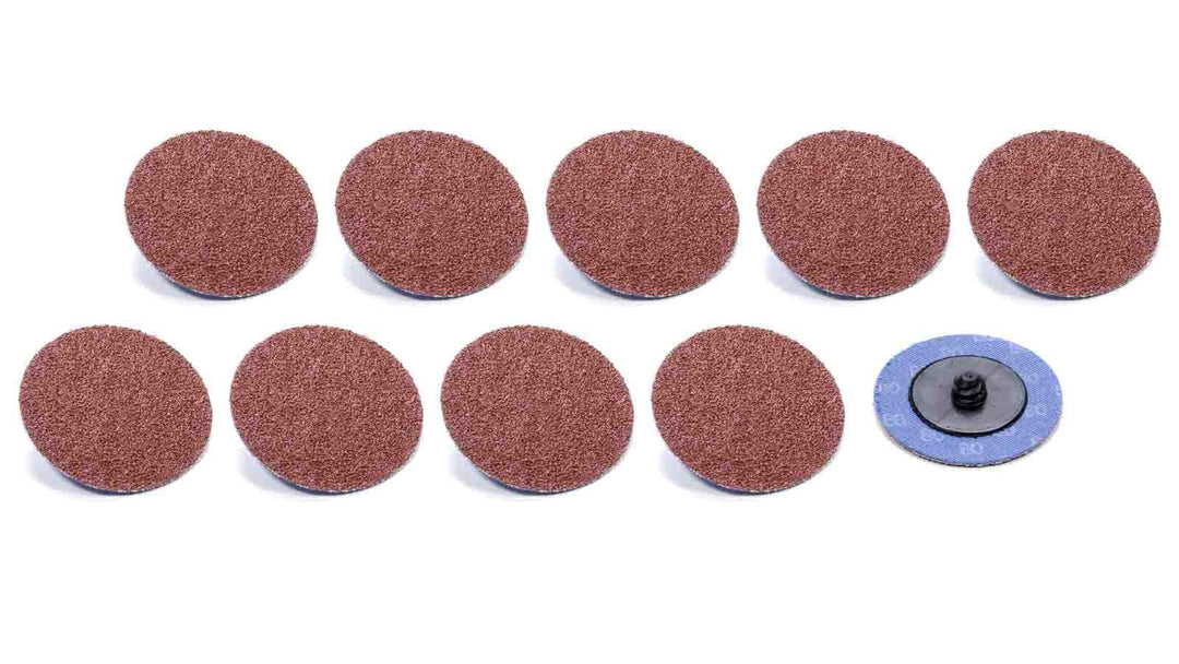 ALLSTAR PERFORMANCE Twist Lock Sanding Disc 2in 80 Grit 10pk (ALL12106)