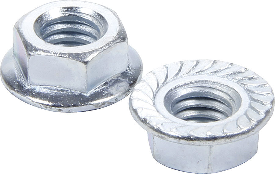 ALLSTAR PERFORMANCE Serrated Flange Nuts 5/16-18 10pk (ALL16041-10)