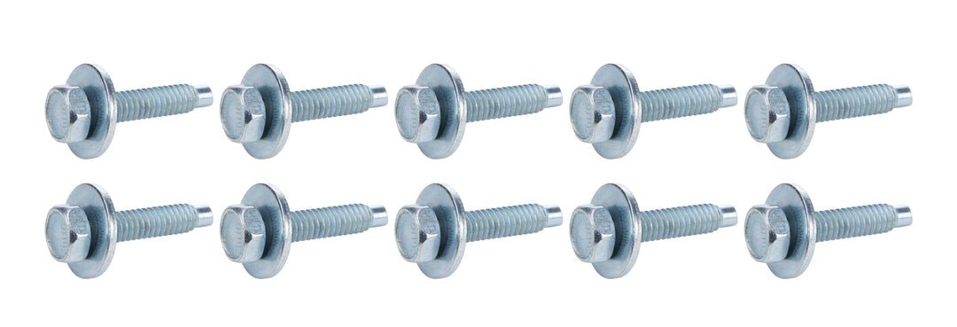 ALLSTAR PERFORMANCE Body Bolt 1-1/8in 10pk Silver (ALL16555)