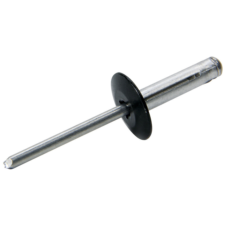 ALLSTAR PERFORMANCE Lg Hd Rivet 250Pk Black Flange Type Alum Mandrel (ALL18063)