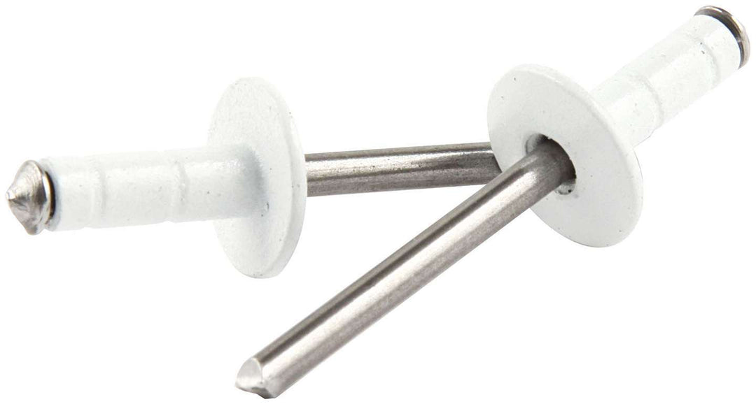 ALLSTAR PERFORMANCE Med Hd Rivet White 250pk Multi Grip (ALL18092)