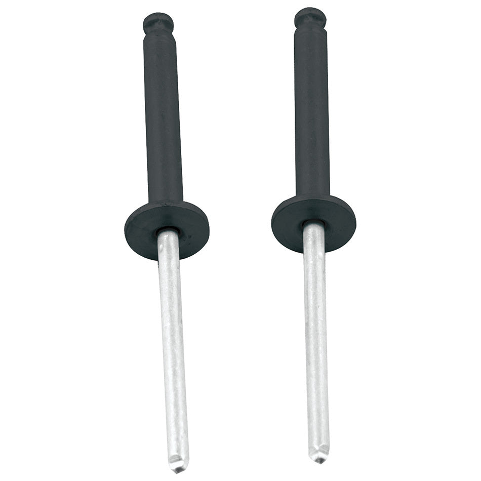ALLSTAR PERFORMANCE 1/8in Alum Rivet Black 100pk Flange Type (ALL18099)
