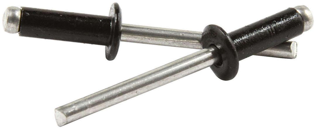 ALLSTAR PERFORMANCE Sm Hd Rivet Black Alum 250pk (ALL18128)