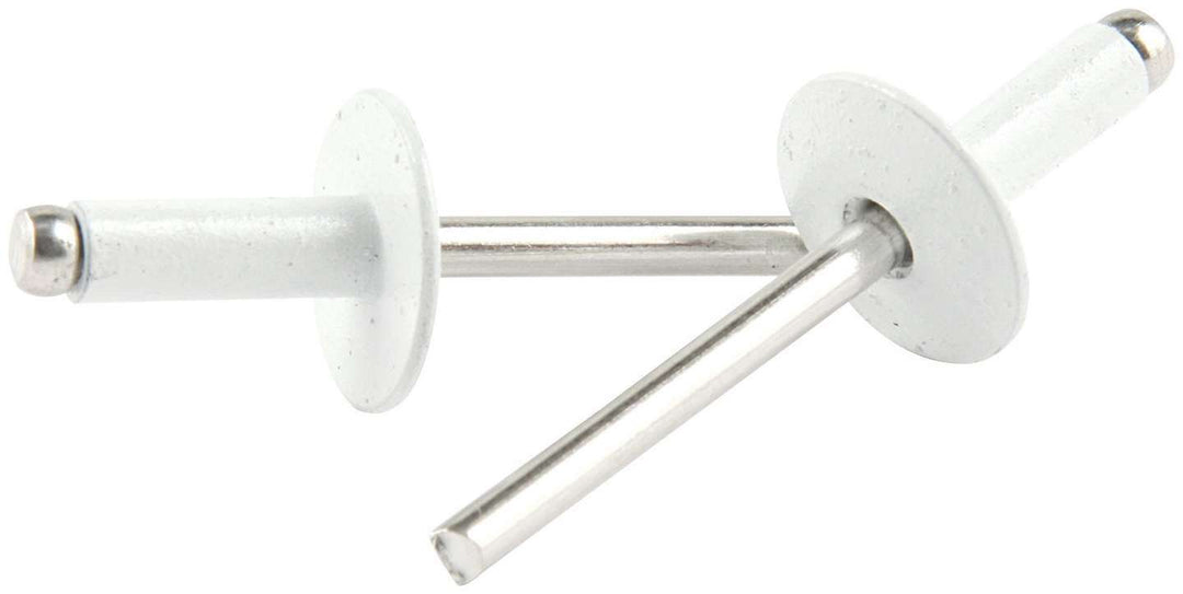 ALLSTAR PERFORMANCE Lg Hd Rivet White Alum 250pk (ALL18158)