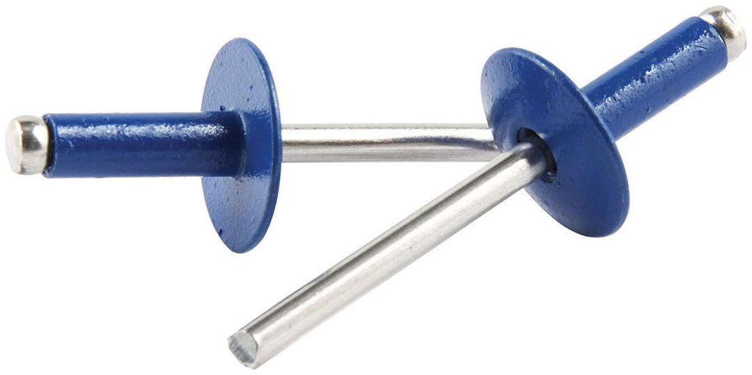 ALLSTAR PERFORMANCE Lg Hd Rivet Blue Alum 250pk Chevron (ALL18177)