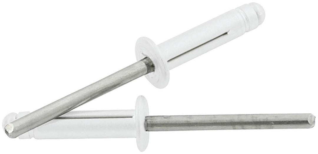 ALLSTAR PERFORMANCE Md Hd Rivet 250Pk Silver Flange Type St Mandrel (ALL18185)