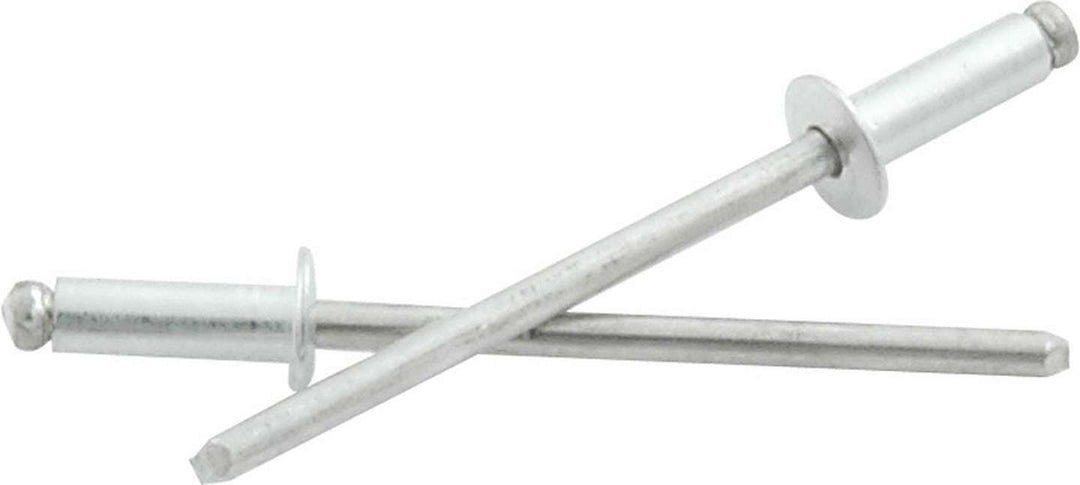 ALLSTAR PERFORMANCE 1/8in Alum Rivet Silver 500Pk  1/8in-1/4in (ALL18190)