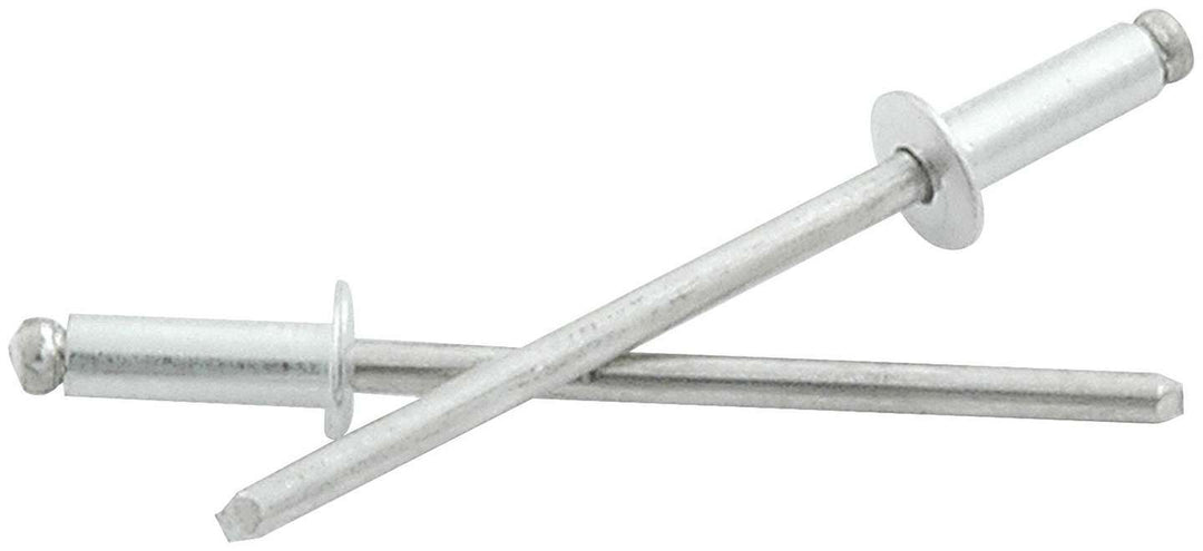 ALLSTAR PERFORMANCE 1/8in Alum Rivet Silver 25Pk   1/8in-1/4in (ALL18191)