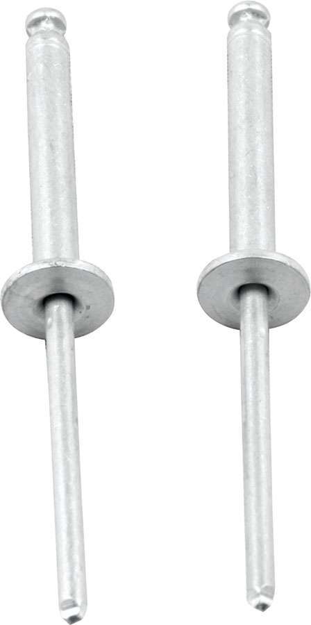 ALLSTAR PERFORMANCE 1/8in Alum Rivet Silver 100Pk Flange Type (ALL18199)