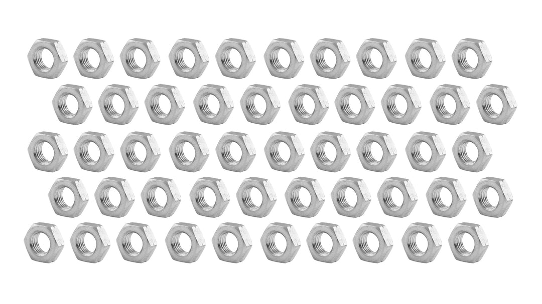 ALLSTAR PERFORMANCE 3/8-24 LH Alum Jam Nuts 50pk (ALL18275-50)