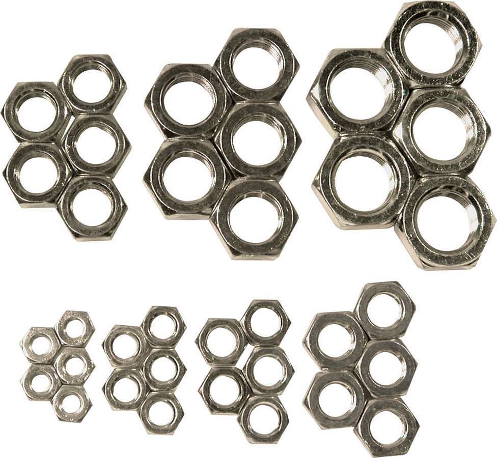 ALLSTAR PERFORMANCE LH Jam Nut Assortment Steel (ALL18291)