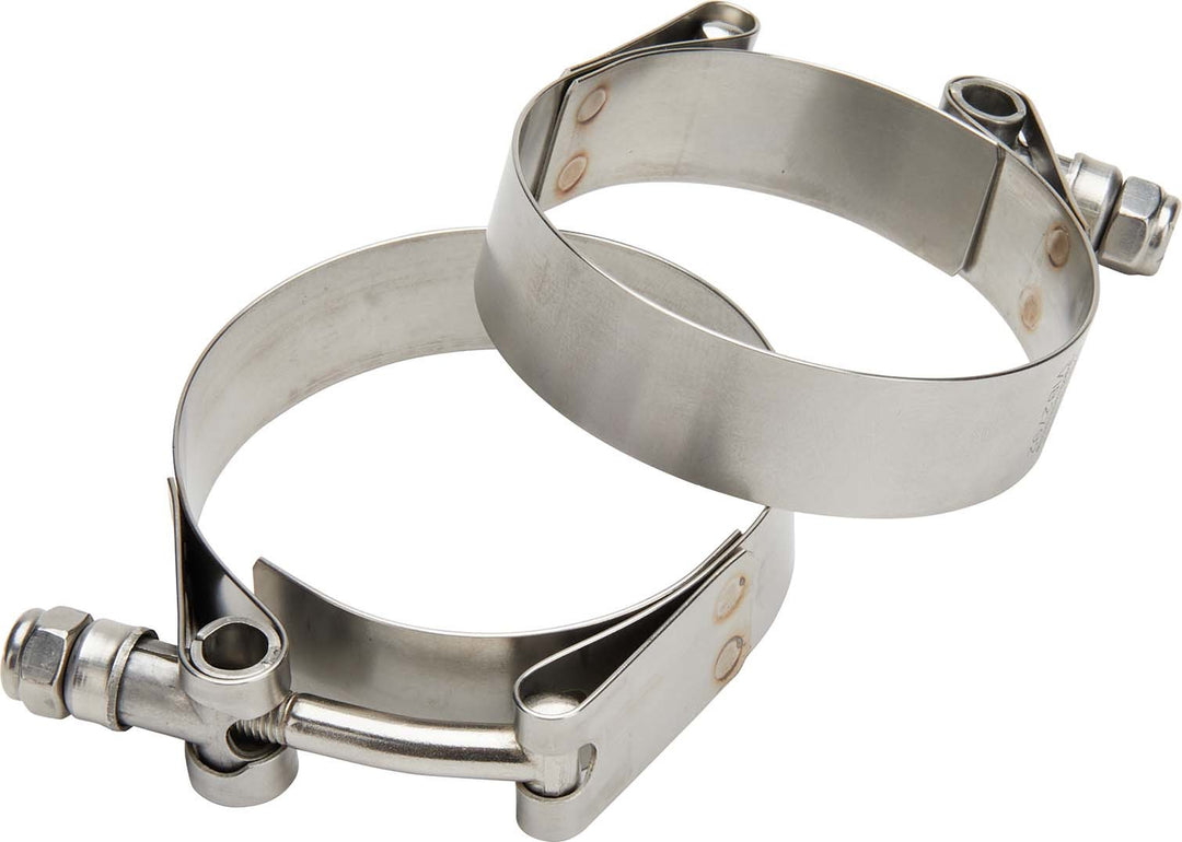ALLSTAR PERFORMANCE T-Bolt Band Clamps 4-1/4in to 4-5/8in (ALL18355)