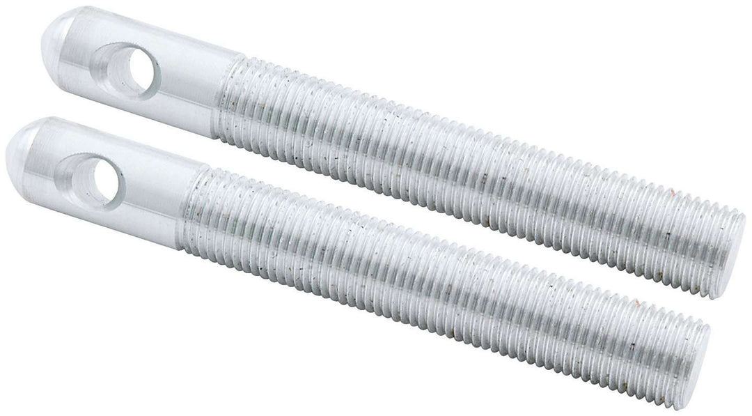 ALLSTAR PERFORMANCE Alum Hood Pins 1/2in 1/4in Holes 2pk Silver (ALL18507)