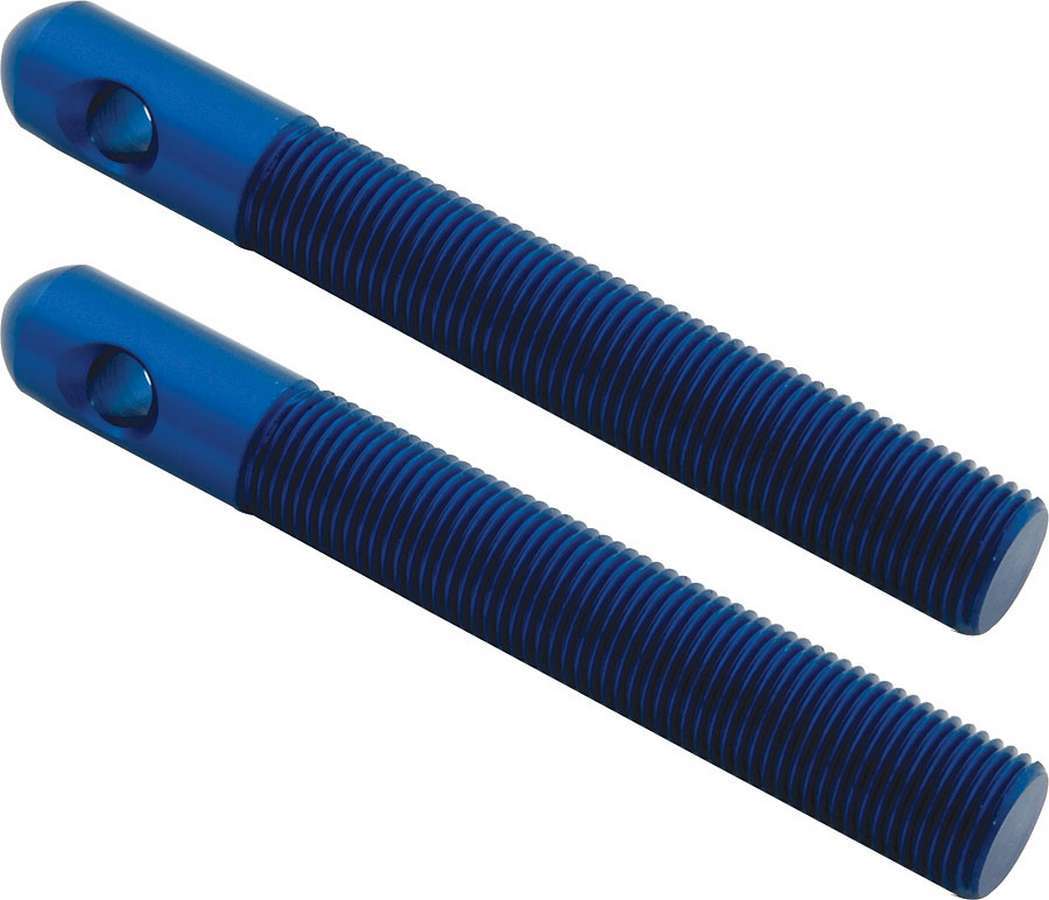ALLSTAR PERFORMANCE Alum Hood Pins 1/2in 1/4in Holes Blue 2pk (ALL18509)