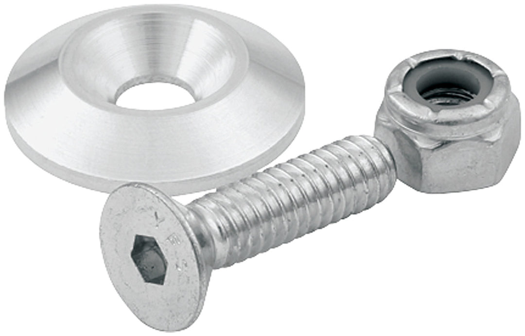 ALLSTAR PERFORMANCE Countersunk Bolts #10 w/1in Washer 10pk (ALL18630)