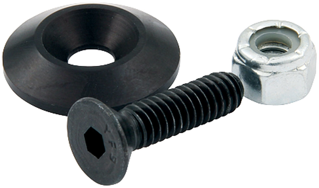 ALLSTAR PERFORMANCE Countersunk Bolts #10 w/1in Washer Black 50pk (ALL18631-50)