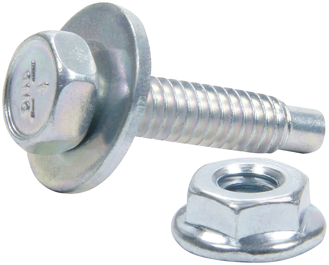 ALLSTAR PERFORMANCE Body Bolt Kit 10pk Silver 1-1/8in (ALL18655)