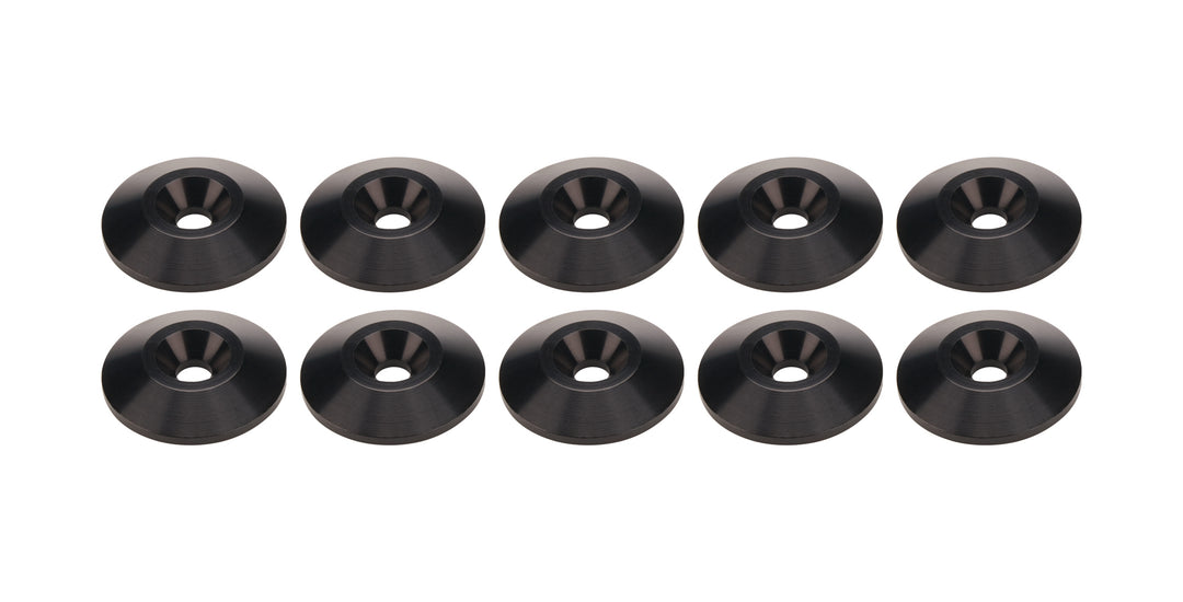 ALLSTAR PERFORMANCE Countersunk Washer Black #10 10pk (ALL18661)