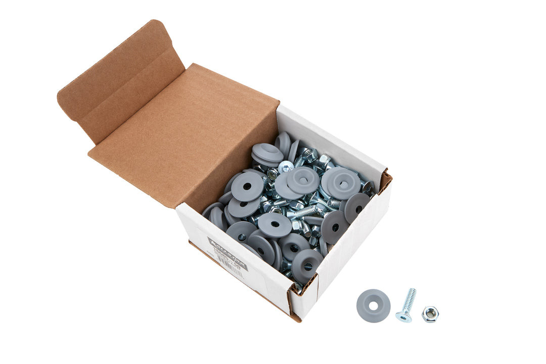 ALLSTAR PERFORMANCE Countersunk Bolt Kit Silver 50pk (ALL18685-50)