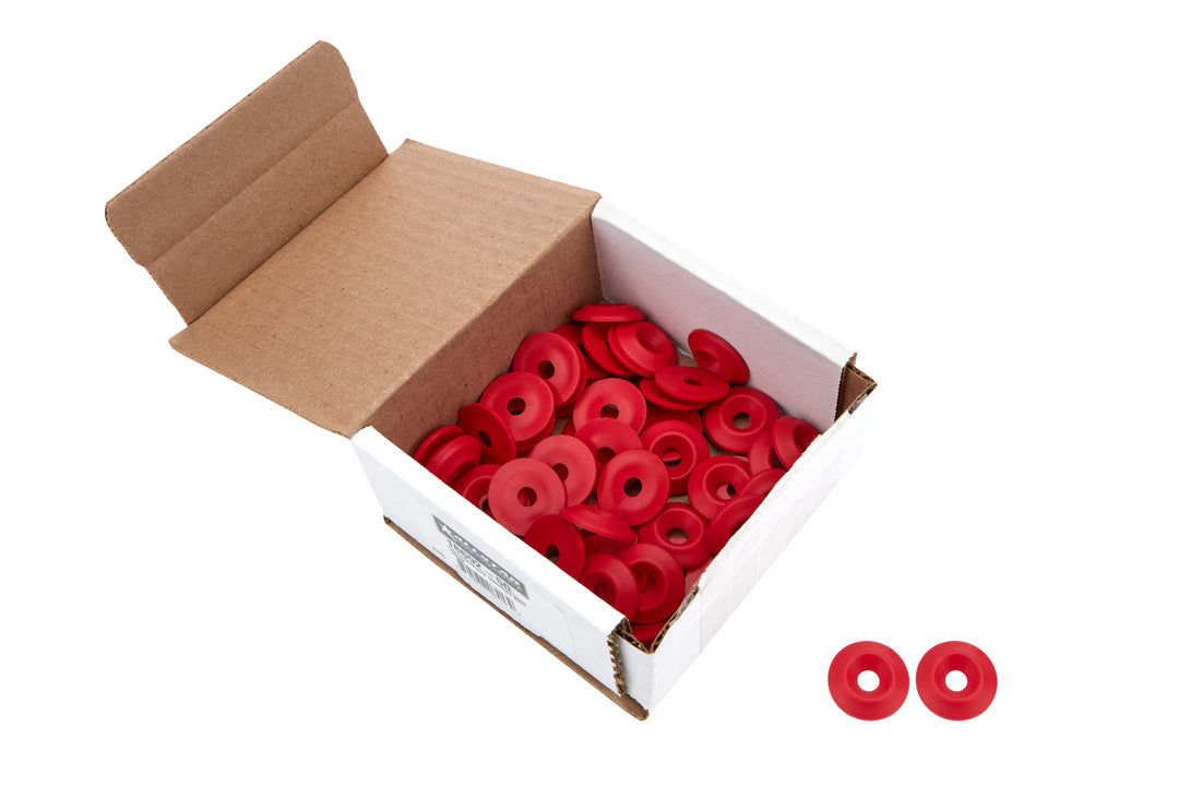 ALLSTAR PERFORMANCE Countersunk Washer Red 50pk (ALL18692-50)