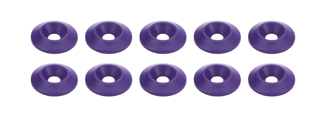 ALLSTAR PERFORMANCE Countersunk Washer Purple 10pk (ALL18697)