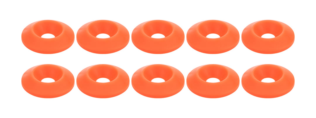 ALLSTAR PERFORMANCE Countersunk Washer Fluorescent Orange 10pk (ALL18699)