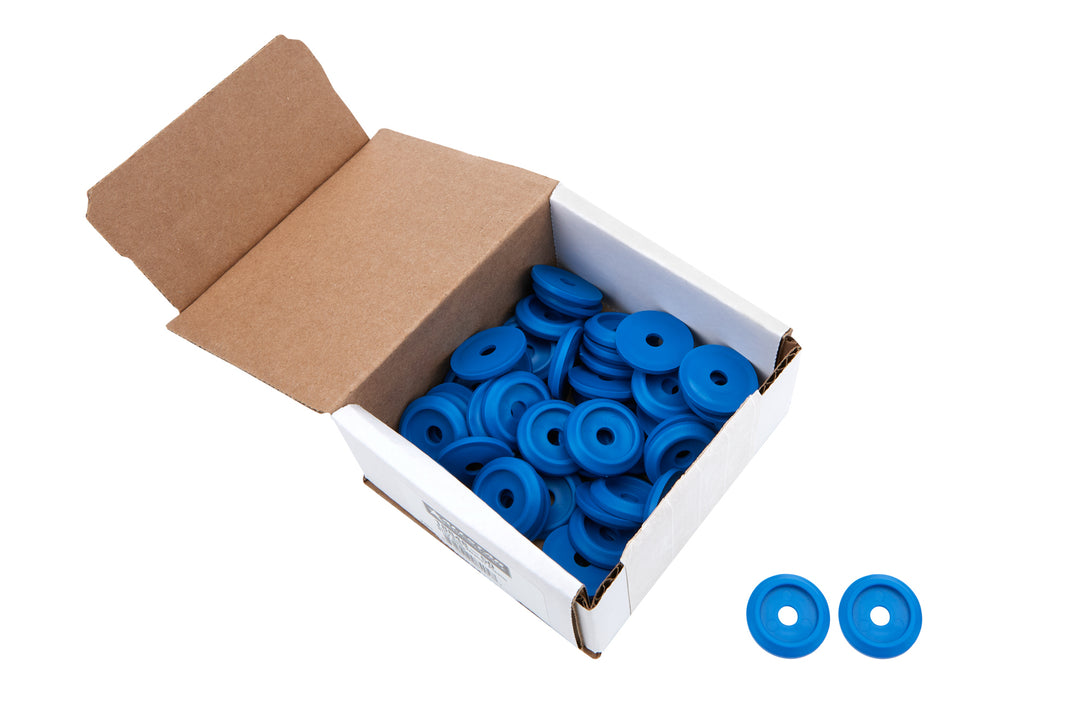 ALLSTAR PERFORMANCE Body Bolt Washer Plastic Blue 50pk (ALL18848-50)
