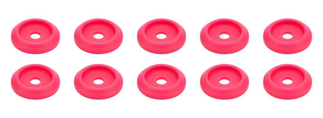 ALLSTAR PERFORMANCE Body Bolt Washer Plastic Pink 10pk (ALL18851)