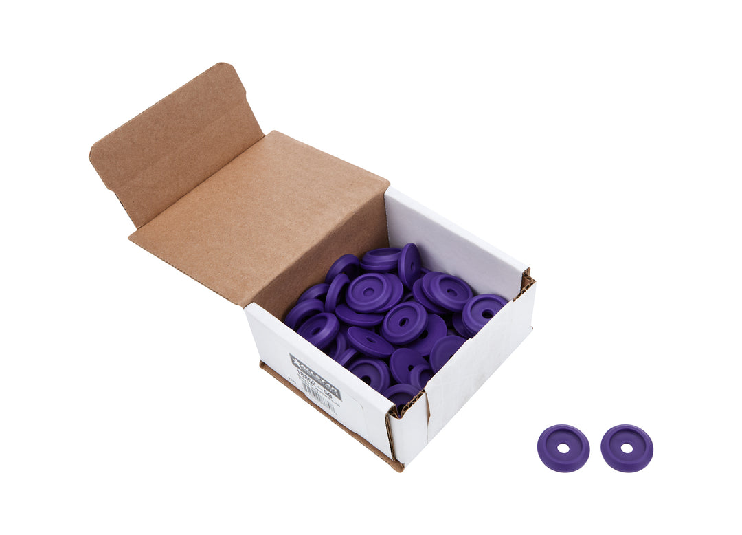 ALLSTAR PERFORMANCE Body Bolt Washer Plastic Purple 50pk (ALL18852-50)