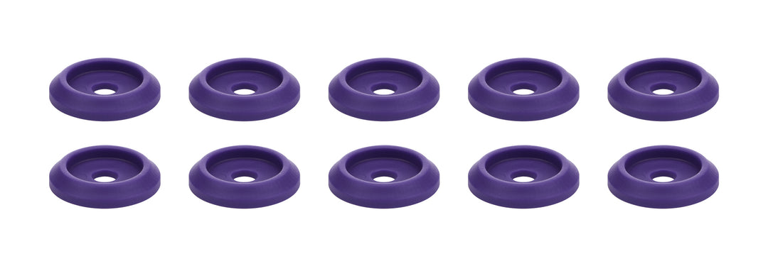 ALLSTAR PERFORMANCE Body Bolt Washer Plastic Purple 10pk (ALL18852)