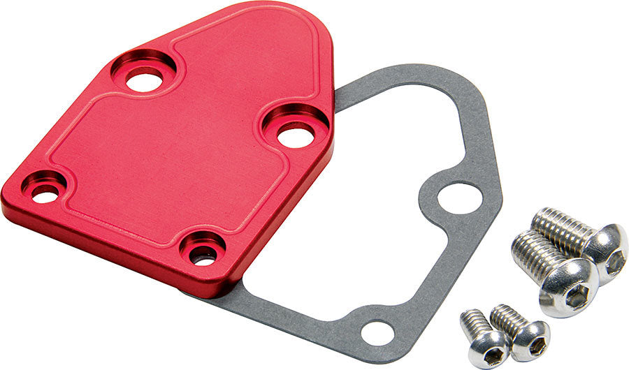 ALLSTAR PERFORMANCE SBC F/P Block Off Plate Red (ALL40302)