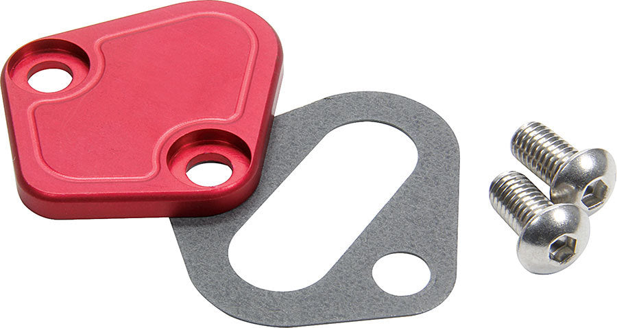 ALLSTAR PERFORMANCE BBC F/P Block Off Plate Red (ALL40305)