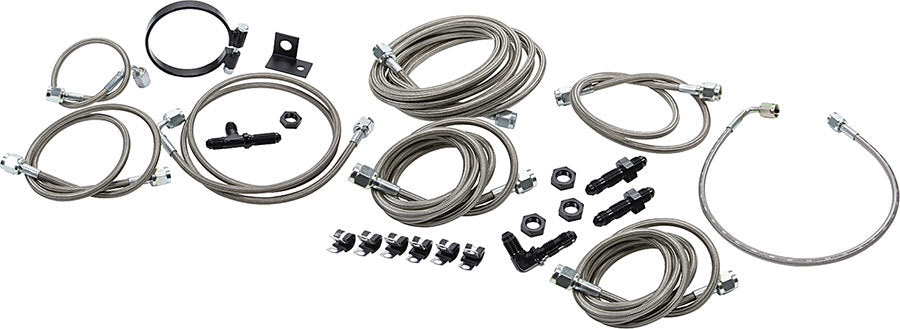 ALLSTAR PERFORMANCE Dirt Car Brake Line Kit Mod OEM Calipers (ALL42052)