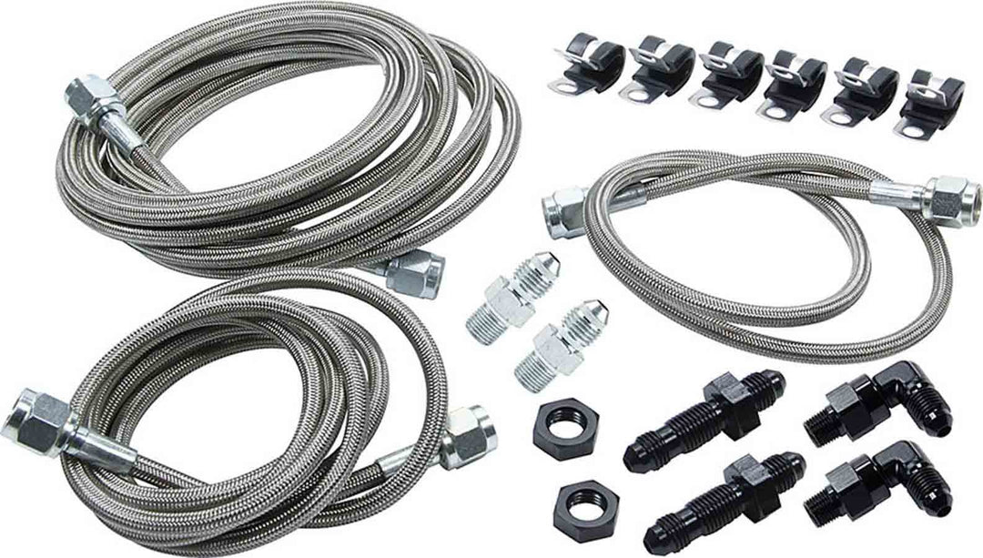 ALLSTAR PERFORMANCE Front End Brake Line Kit LM Aftermarket Calipers (ALL42062)