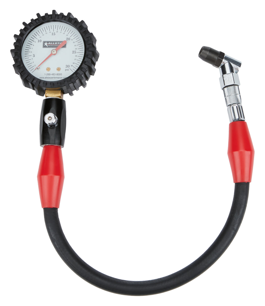 ALLSTAR PERFORMANCE Tire Pressure Gauge 0-30 PSI 2-1/4in Glow (ALL44057)