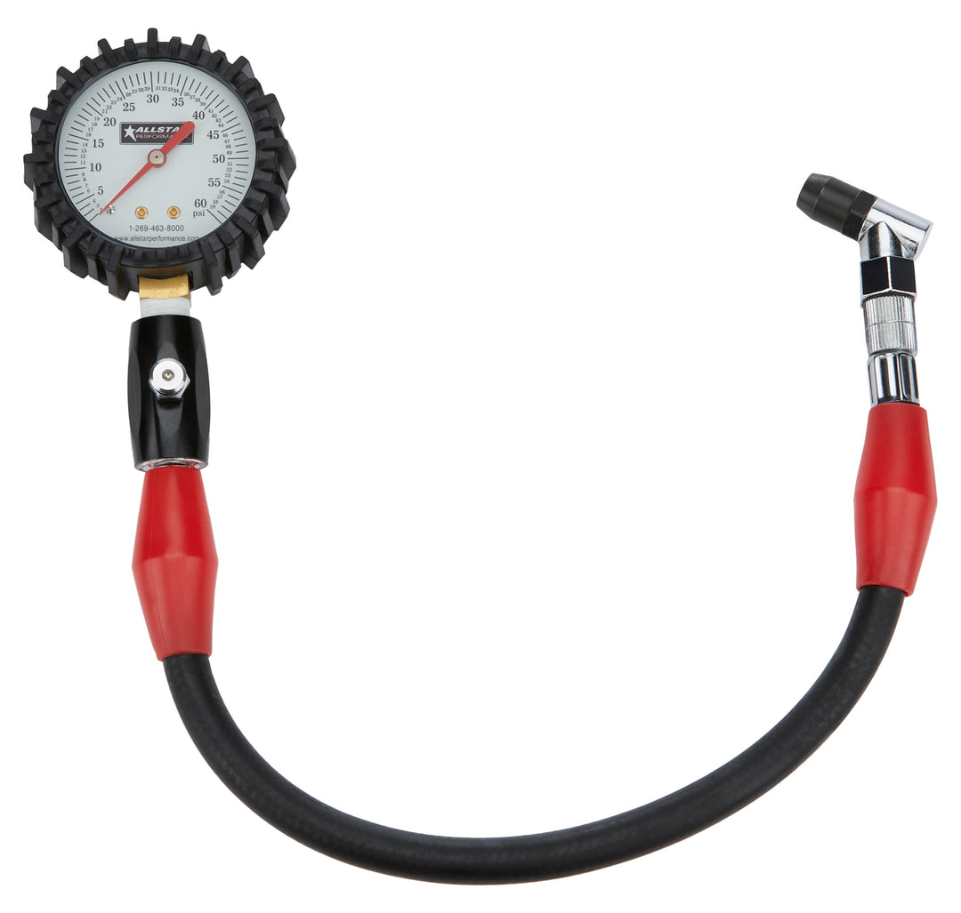 ALLSTAR PERFORMANCE Tire Pressure Gauge 0-60 PSI 2-1/4in Glow (ALL44058)