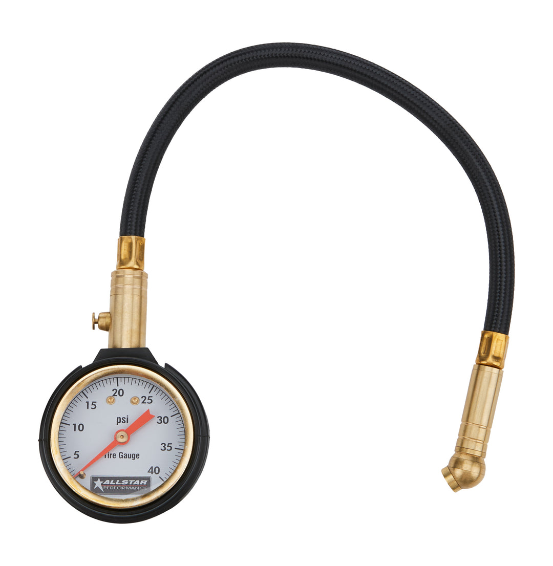 ALLSTAR PERFORMANCE Tire Pressure Gauge 0-40 PSI (ALL44077)